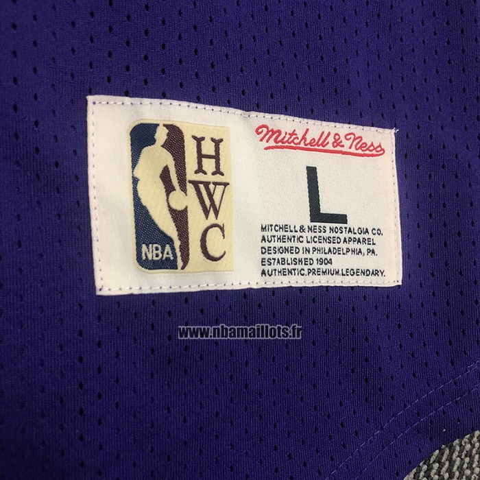 Maillot Manche Courte Los Angeles Lakers Kobe Bryant NO 8 Volet